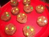 Cupcakes au chocolat et au yaourt :