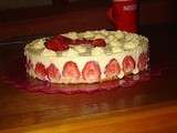 Fraisier : (8-10 personnes)