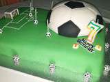 Gâteau Soccer (Terrain & Ballon de Foot) pas-à-pas: