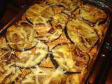 Gratin de riz aux aubergines: