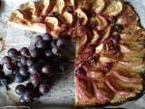 Tarte raisin pommes