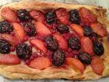 Tarte sucrée aux 2 fruits