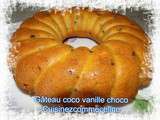 Gâteau vanille coco choco