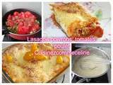 Lasagne poivrons, tomates et poulet