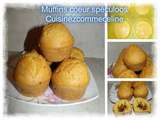 Muffin coeur spéculoos