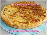 Tourte oignons et lardons