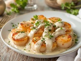 Authentique des coquilles saint jacques a la bretonne