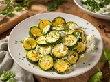 Courgettes au fromage frais