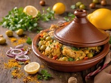 Découvrez la recette facile du tajine de poulet aux olives sans matériel traditionnel