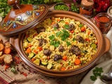 Découvrez les secrets d’un couscous marocain authentique : une cuisinière partage sa recette traditionnelle