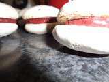 Macarons fruits rouges chocolat