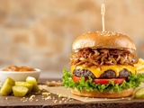 Oignons caramélisés pour hamburger