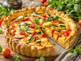 Quiche sans pâte aux légumes du soleil