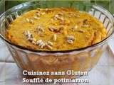 Soufflé de potimarron à la crème de coco, sans gluten