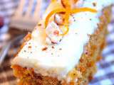 Carrot Cake aux noisettes et canneberges séchées