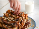Crêpes tourbillon : recette chocolat vanille