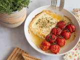 Feta et tomates rôtis au thym