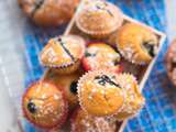 Muffins aux nectarines et aux myrtilles