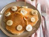 Pancakes à la banane, sans oeufs