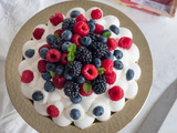 Pavlova aux fruits rouges