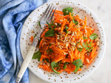 Salade de carottes au gingembre et cacahuètes