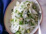 Salade de fenouil et avocat au lait de coco