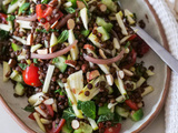 Salade de lentilles vertes