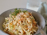 Salade kani au surimi et aux crevettes