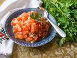 Salade marocaine aux tomates et oignon