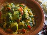 Tajine de veau aux courgettes