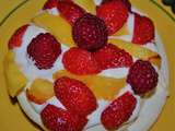 Pavlova aux fruits d'été