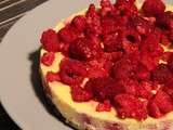 Cheesecake aux framboises