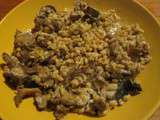 Ble en risotto, champignons des bois