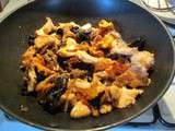 Ecrase de butternut, poelee de champignons des bois