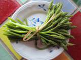 Pommes de terre nouvelles, asperge des bois et salade de saison