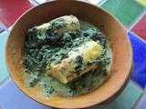 Quenelles soufflees aux deux herbes