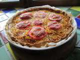 Quiche a la tomate et a la patate douce