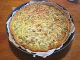 Quiche de chouchou au tofu fume