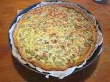 Quiche de chouchou au tofu fume