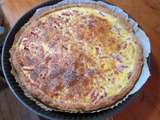 Quiche terre mer au thym et aux algues