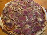 Tarte aux figues, crème de patate douce