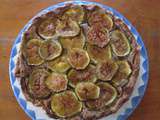 Tarte aux figues et poudre d’amande