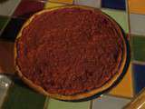 Tarte patate douce coco framboise