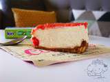 Cheesecake au Kiri®, Fraise et Rhubarbe