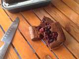 Brownie chocolat aux fruits rouges