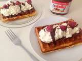 Gaufres gourmandes chantilly & Nutella