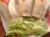 Wrap maison au chèvre pané