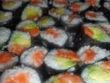 Sushis, Sashimis & Makis au saumon/avocat