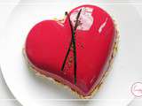 Entremets Chocolat Framboise Saint Valentin - Cupy