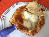 Cassolette de de saint Jacques en croute